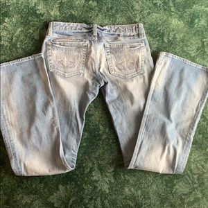 28L Big Star Sweet Low Rise Faded Jeans